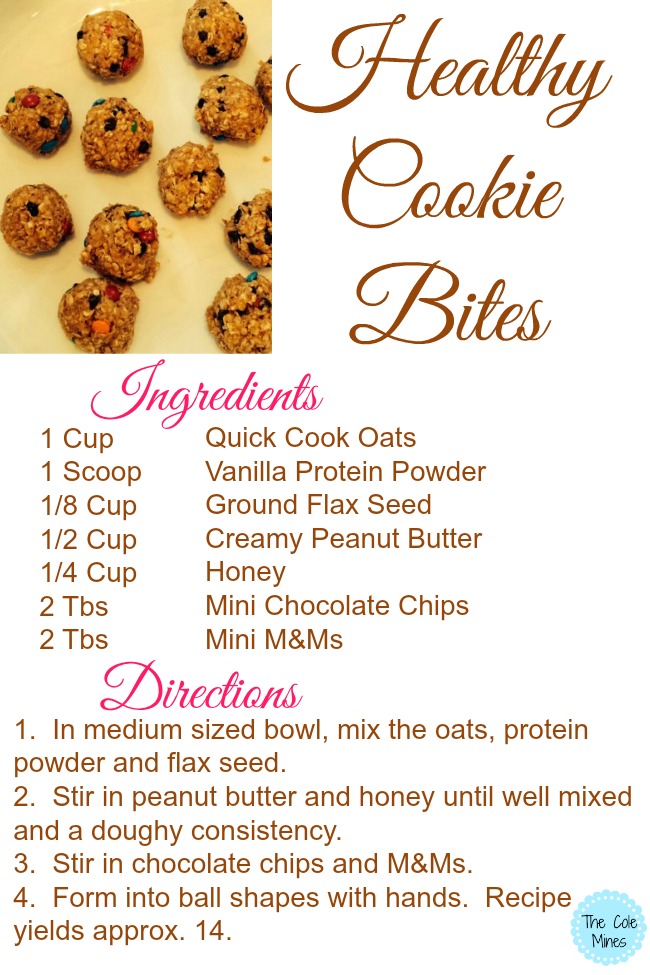 healthy cookie bites