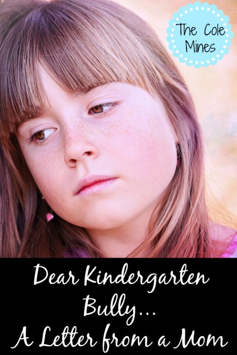 Dear Kindergarten Bully