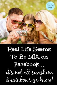 Real Life is MIA on Facebook