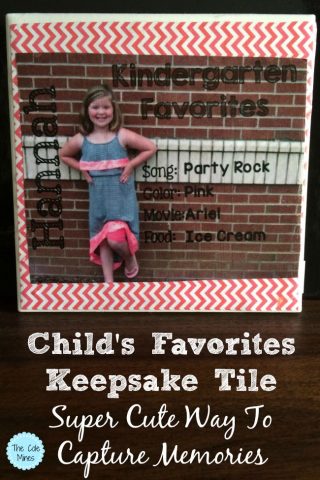 Child's Favorites Keepsake Tile