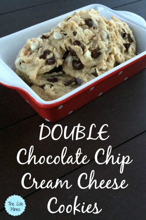 Double Chocolate Chip Cream Cheese Cookies