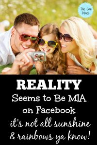 reality is MIA on Facebook