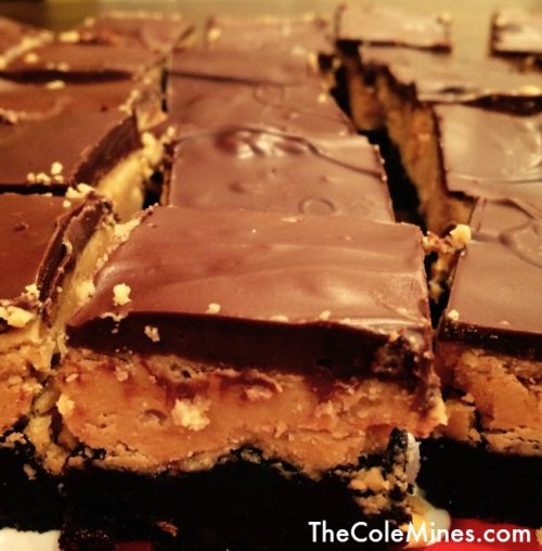 Chocolate Peanut Butter Mousse Brownies