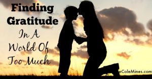 Finding Gratitude In A World Of Too Much