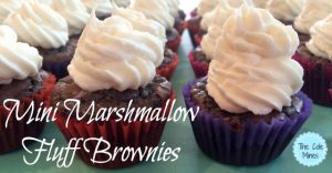Mini Marshmallow Fluff Brownies