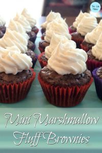 Mini Marshmallow Fluff Brownies
