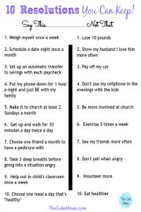 New Years Resolutions You Will Actually Keep