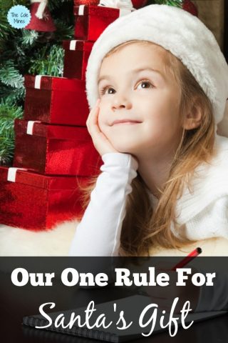Our One Rule For Santa's Gift