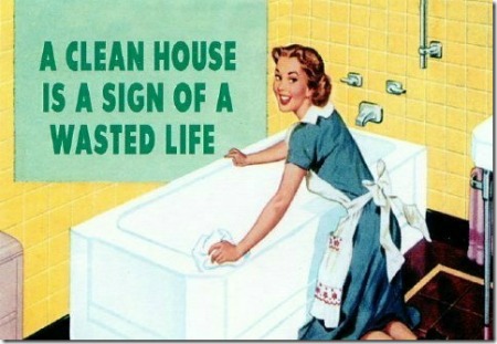 link between a clean house and depression